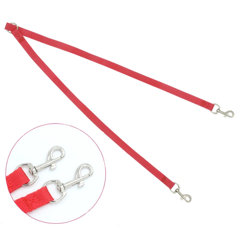 Nylon Double Ended Dog Pet Leash Sp-Litter Coupler Clip for Collar Harness