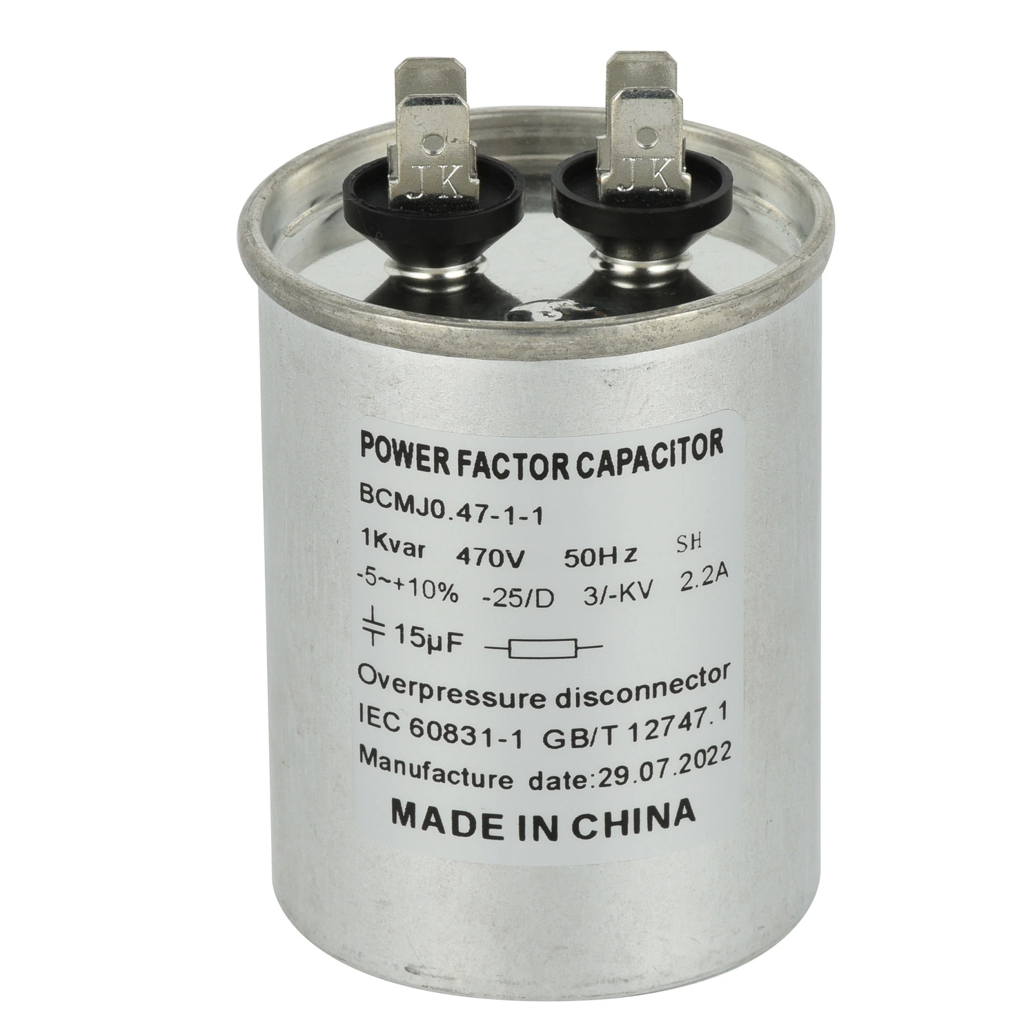 High Voltage AC Power Filter Capacitor Power Electronic Equipment Capacitor