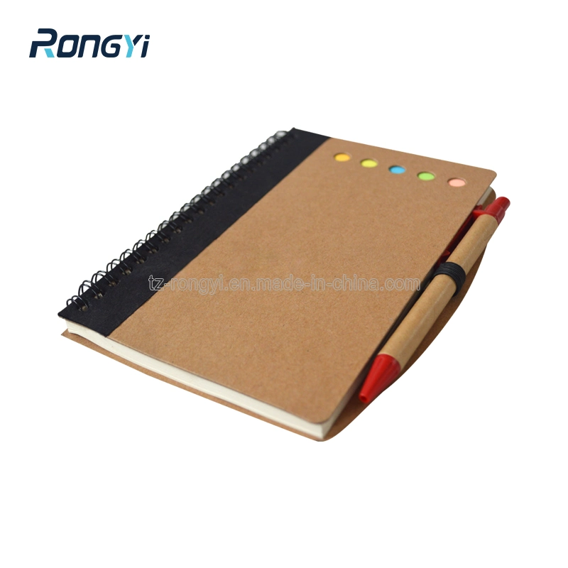 Office Stationery Student Using Kraft Paper Sticky Notepad