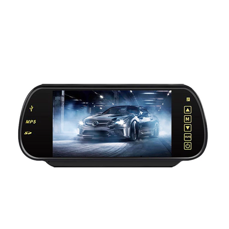 Good Quality 7 Inch Splitter TFT LCD MP5 Car Rearview Mirror Monitor Reversing Parking Monitor