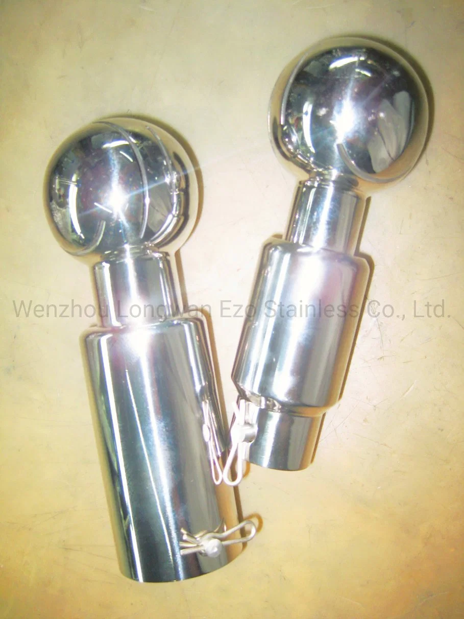 Stainless Steel Sanitary Hygienic Grade Rotary Spray Nozzles for Food Processing