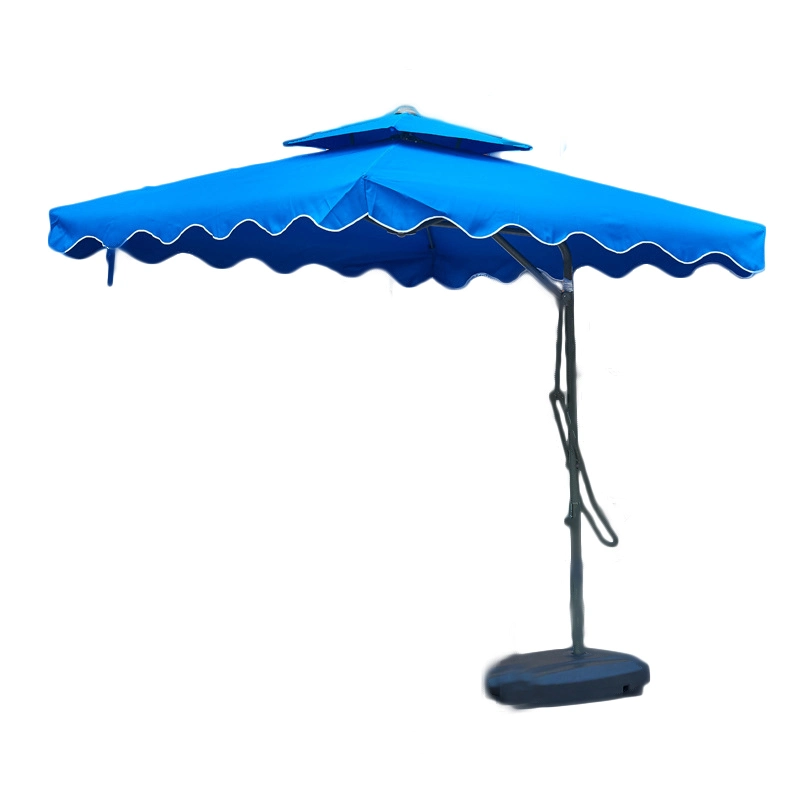 Outdoor Garden Furniture Polyester Metal Aluminum Alloy Sunshade Umbrella Patio Umbrella Beach Umbrella