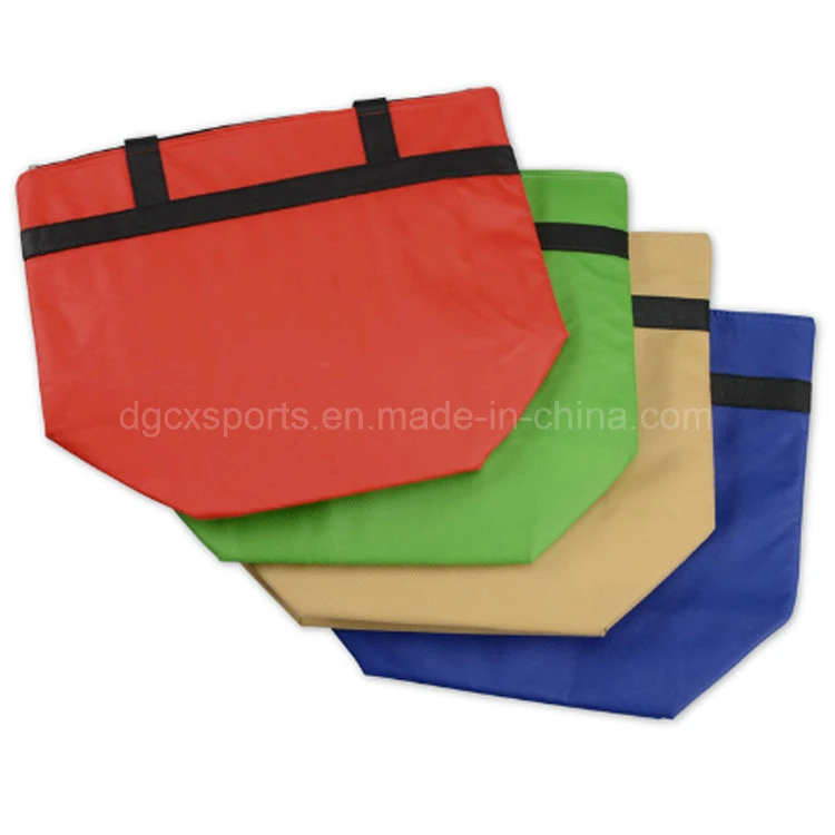 Polyester Green Tote Beach Carry Beer Ice Cooler Bag