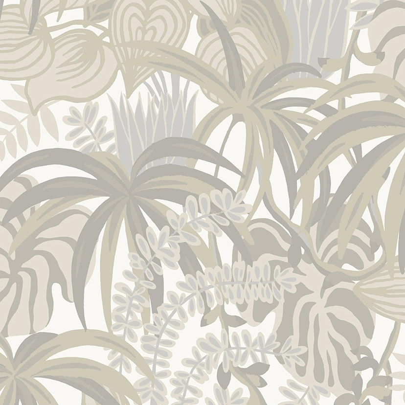 New Plant Pattern PVC Wall Paper for Wall Decoration