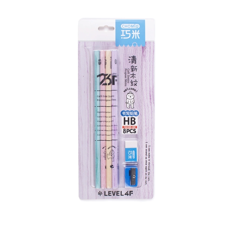 OEM Wooden Graphite Pencil Set for School and Office