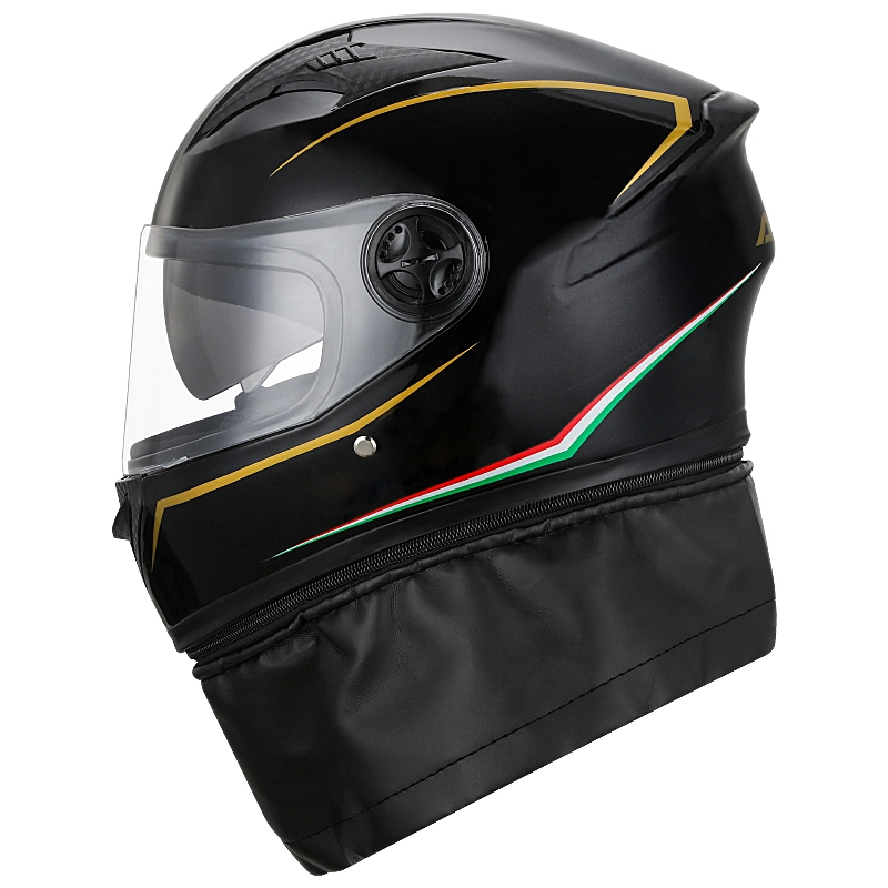 Les ventes d'usine de haute qualité Electric Motorcycle Double Face a révélé l'objectif plein casque moto hors route Motocicleta Casco casque de sécurité de protection de Motocross Crash