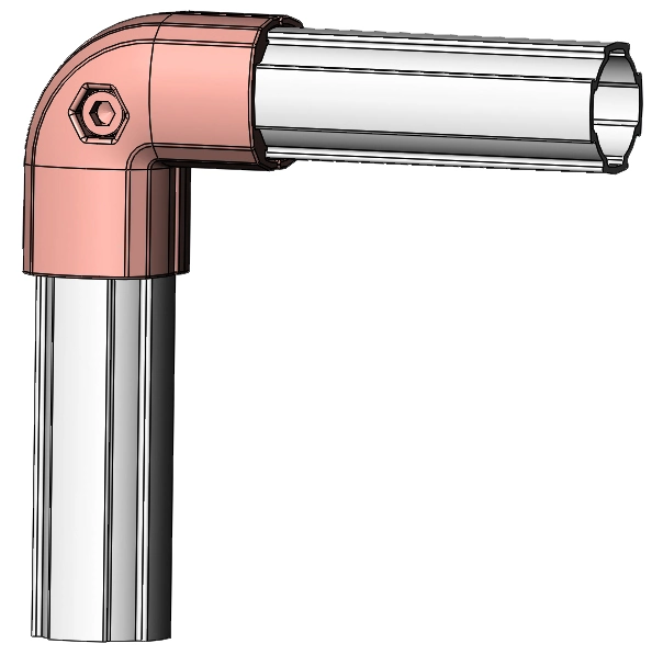 Conjunto de inclinación de aleación de aluminio/aluminio conjuntas/conector de la articulación de conexión del tubo