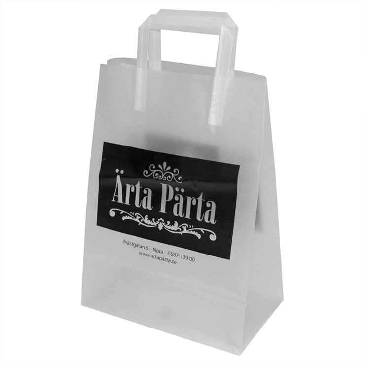 Bolsas de asa lazo impresas personalizadas para ir de compras (FLL-8302)