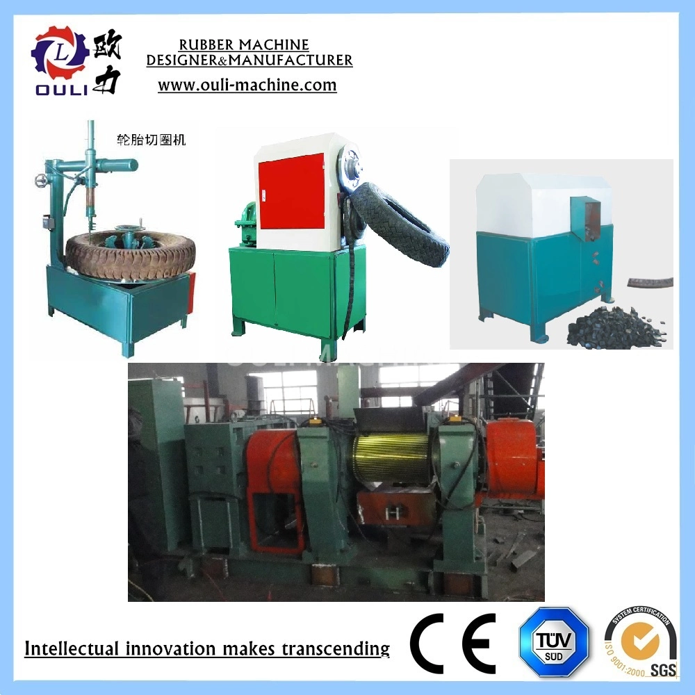 Ce UL Certificated Waste Truck Tire Recycling Machine for Plastic Lawn