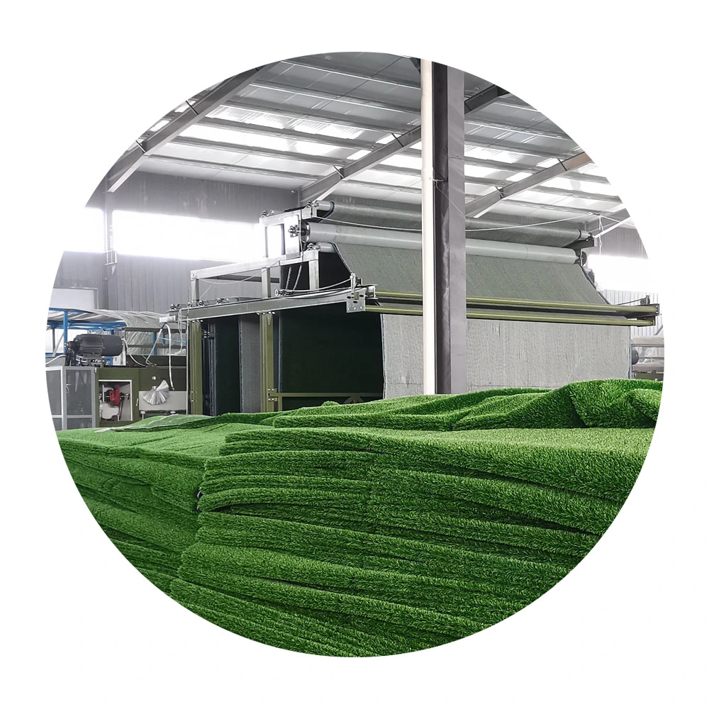 Hot Sale Newest Plastic Filament Artificial Grass PE and PP Material Weaving Carpet Machine