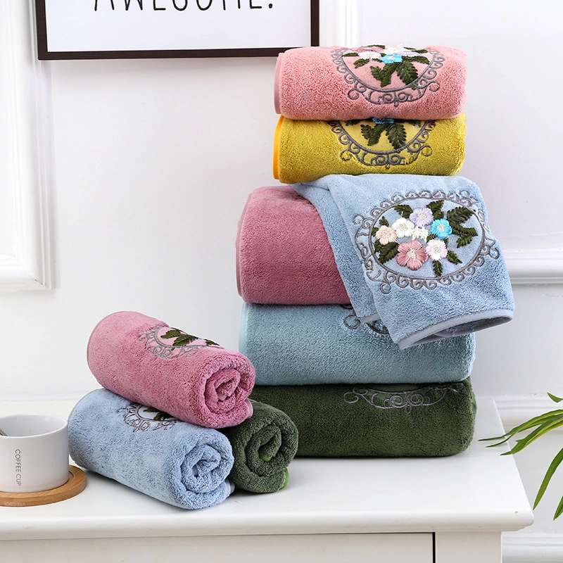 Coral Velvet Face Towel Set Hot Sale Premium Coral Plush Towel Gift Coral Fleece Baby Children Bath Towel Set