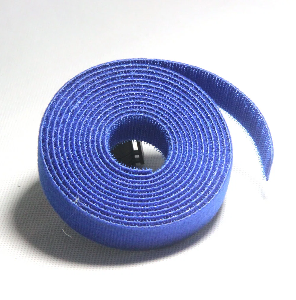 Nylon Bluek Continuous Tape Hook and Loop Roll Strap for Cable Tie