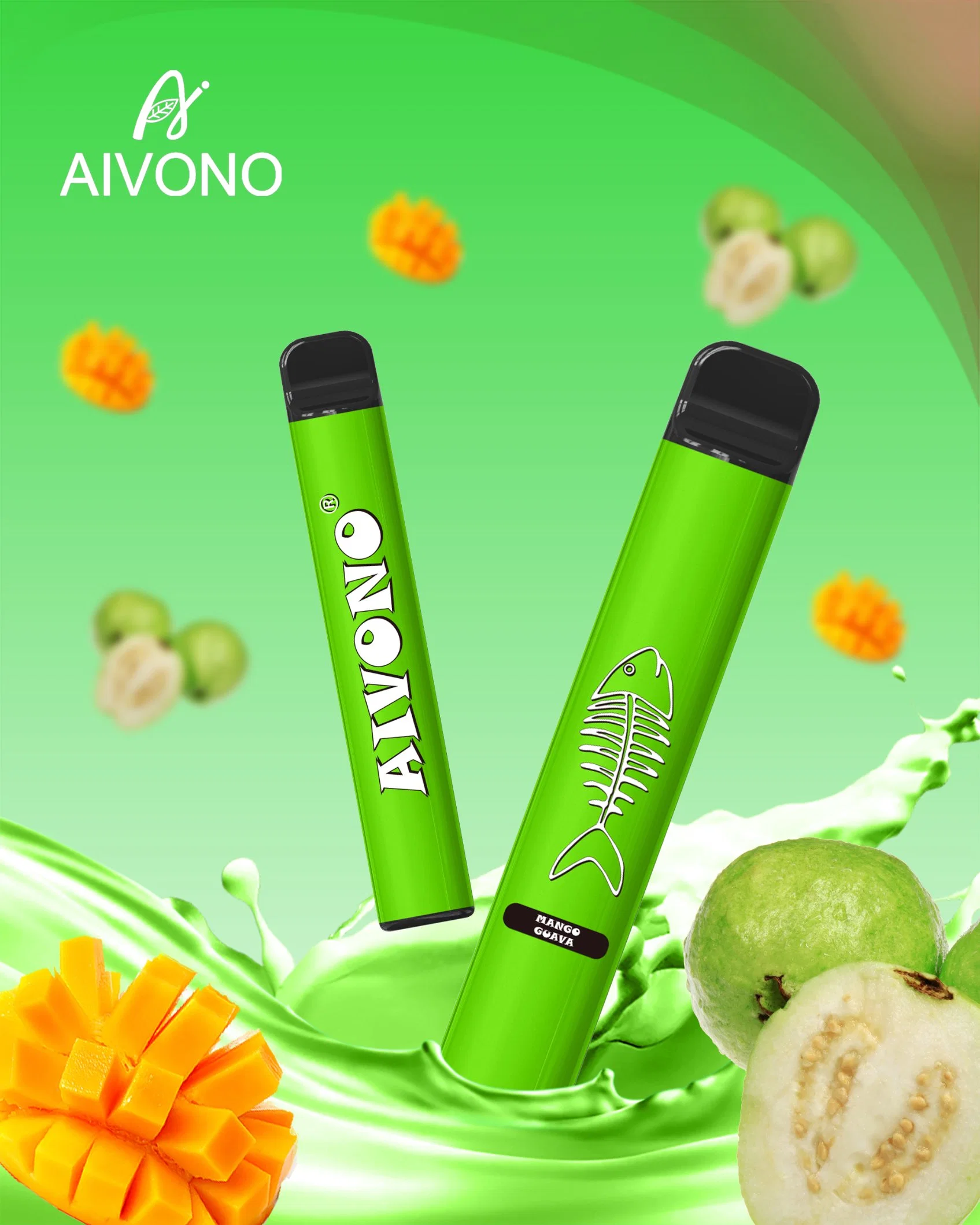 Aivono Nuevo VAPE Precio al por mayor Cigarette electrónico 600puffs 12-Flavors vaporizador OEM caliente