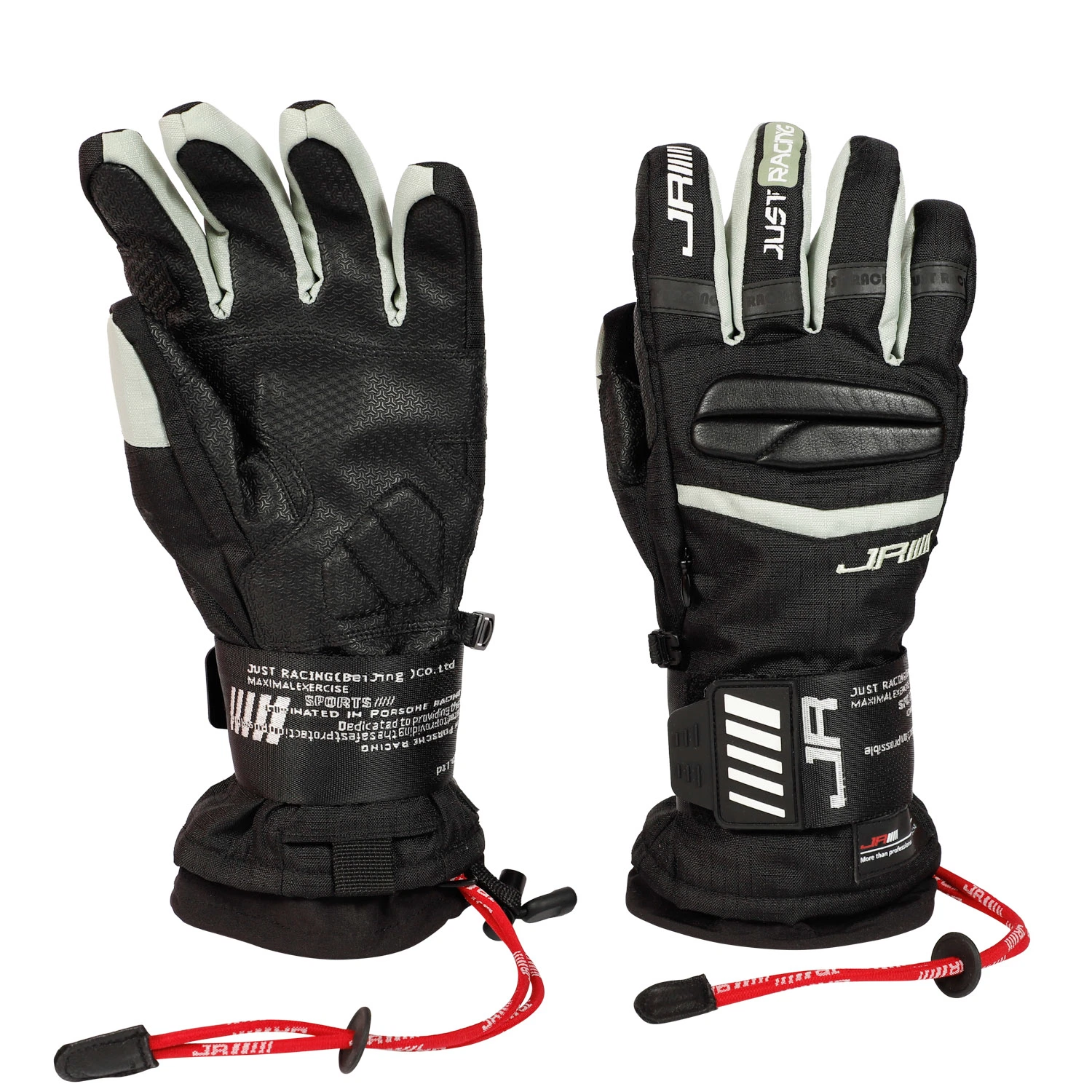 Durable and Waterproof Ski Gloves with Inner Palm Guard