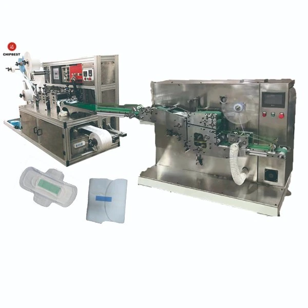 Manufacture China Low Cost Ultrasonic Sanitary Napkin Pad Making and Folding Machine for Napkin Producing