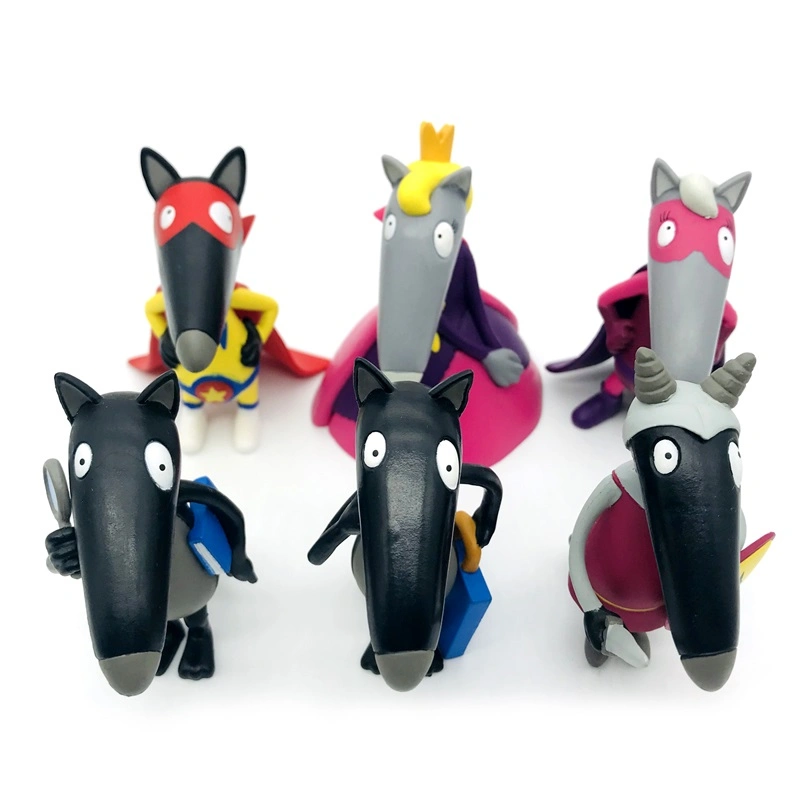 High Quality Figurine Custom Cartoon Fox Animal Figure Plastic Toys