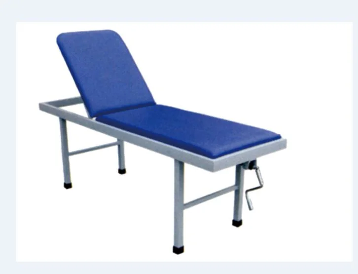 a-88 Steel Examination Bed with Single Crank for The Back Rest