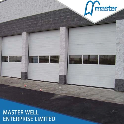 Modern Used Upward Sliding Lift Industrial Sectional Security Hinge Rolling Workshop Garage Door