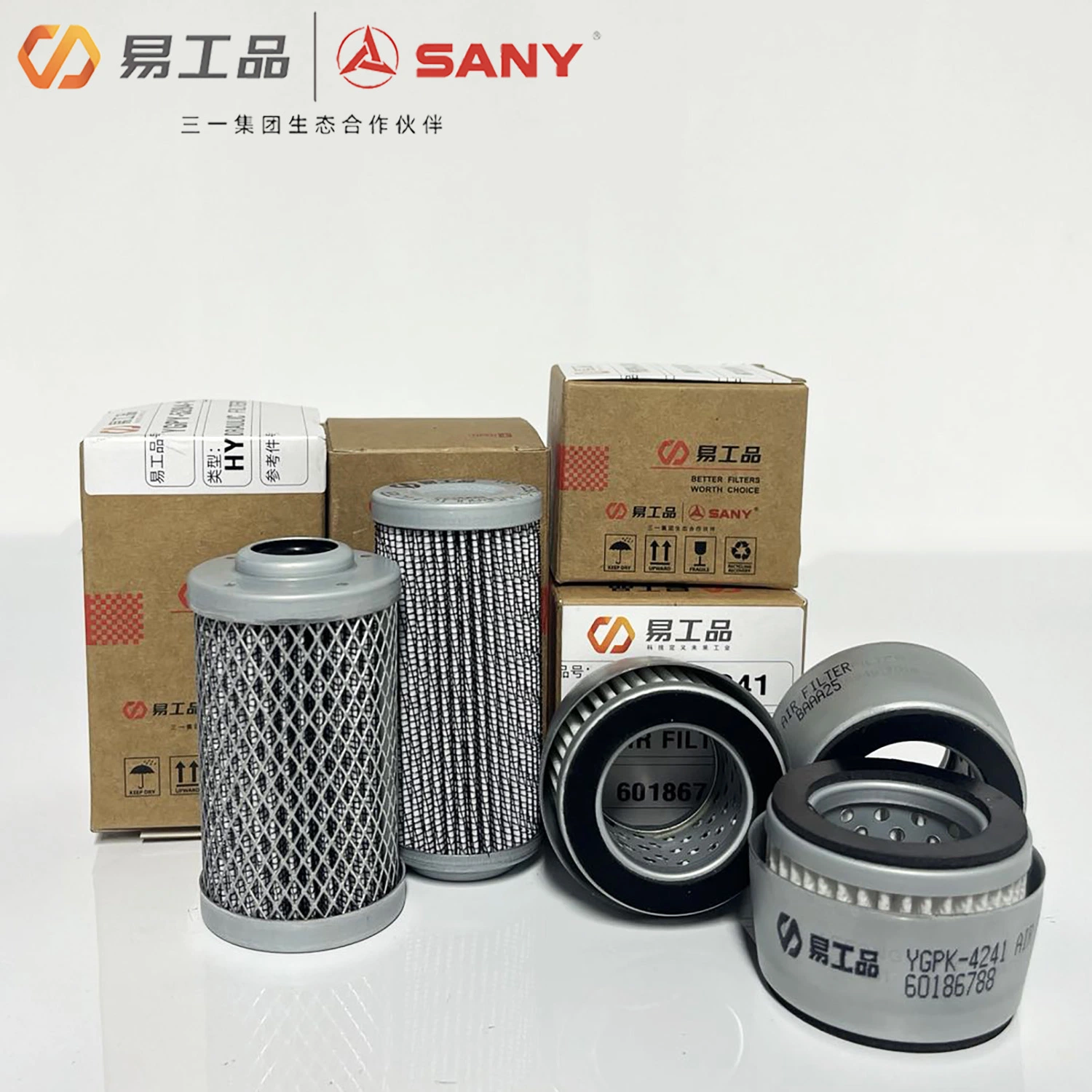 Air Filter Core Fuel Oil Fine Filter Core Engine Parts for PC38-1 PC50mr-2 PC50-7 PC55 Excavators