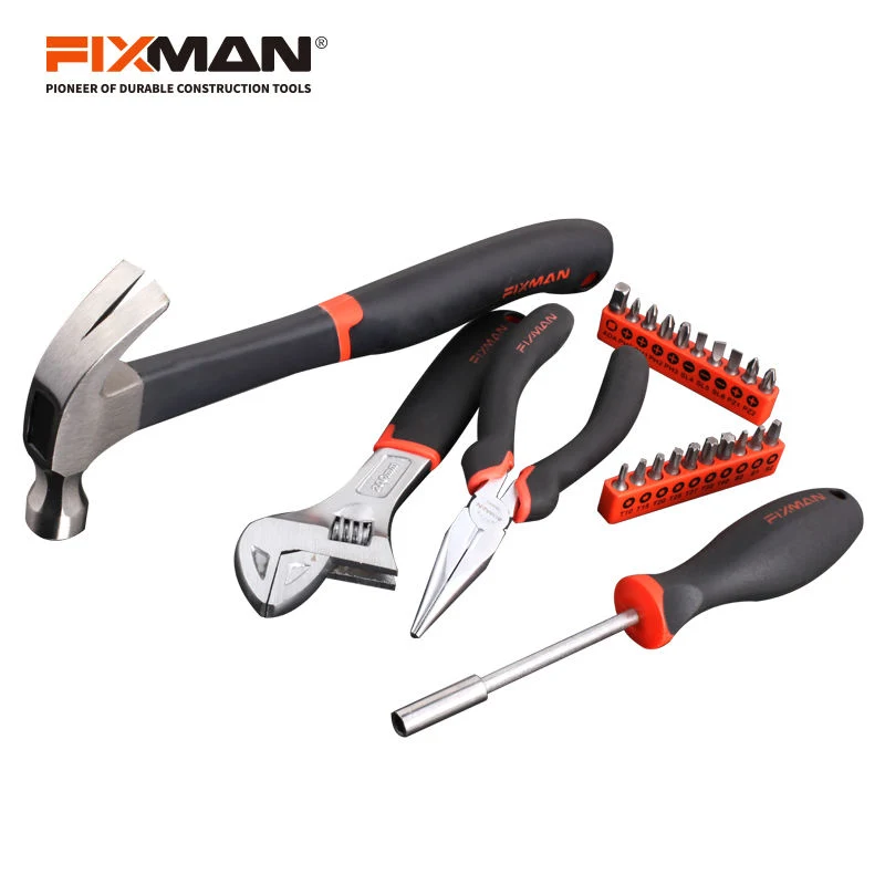 طقم أدوات Fixman متكامل للاستخدام المنزلي الاحترافي صندوق 142 مجموعة الأدوات