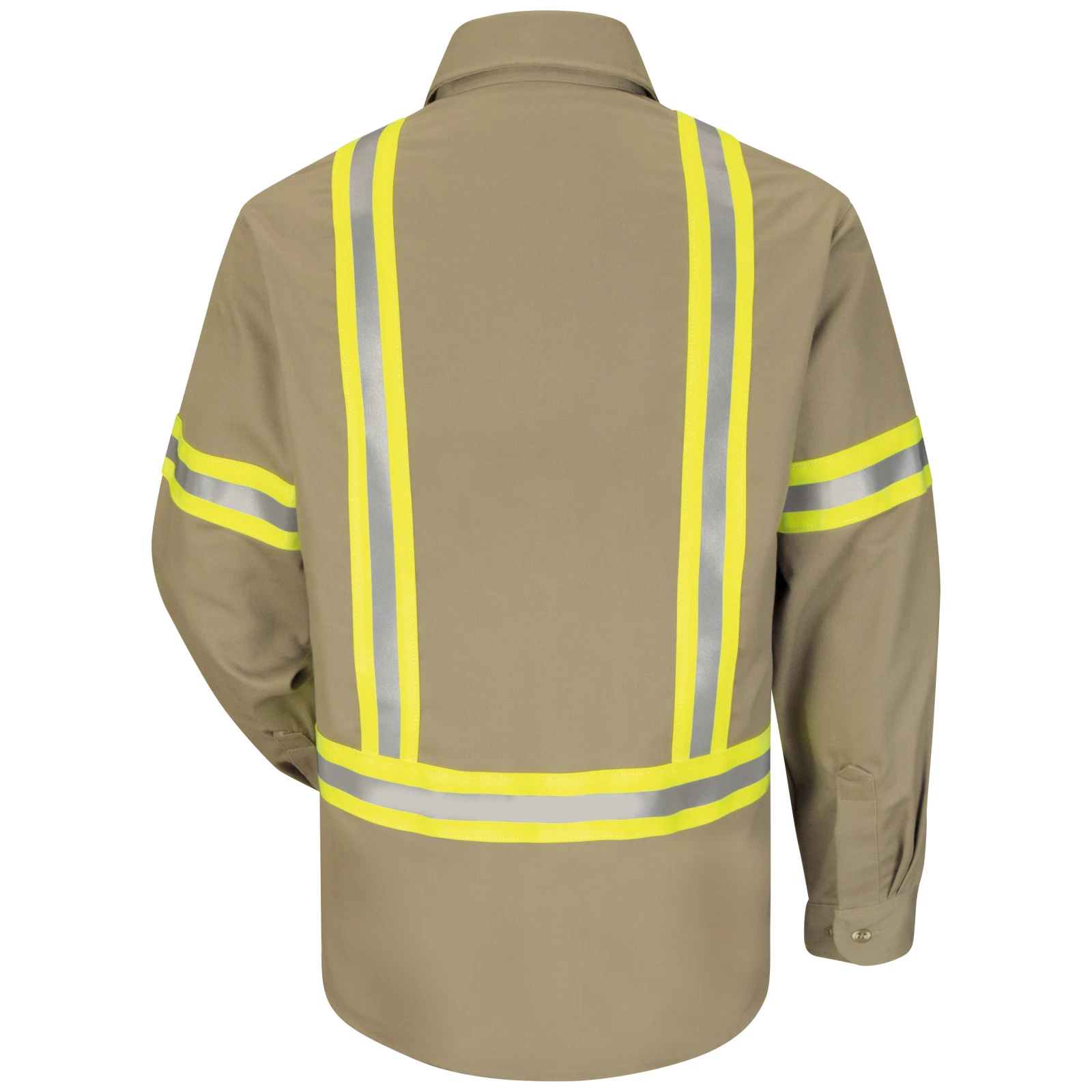 Customized Long-Sleeved High-Visibility Flame Resistant Safety Workwear Shirt