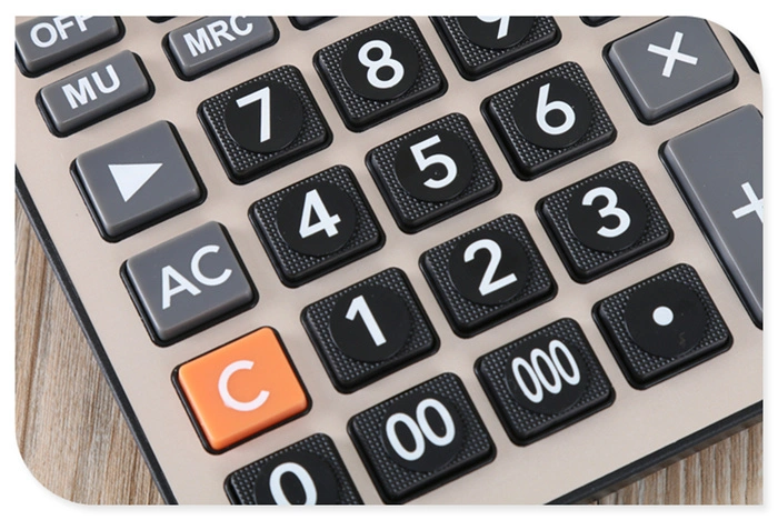 Calculatrice de bureau financier Grande calculatrice de touches