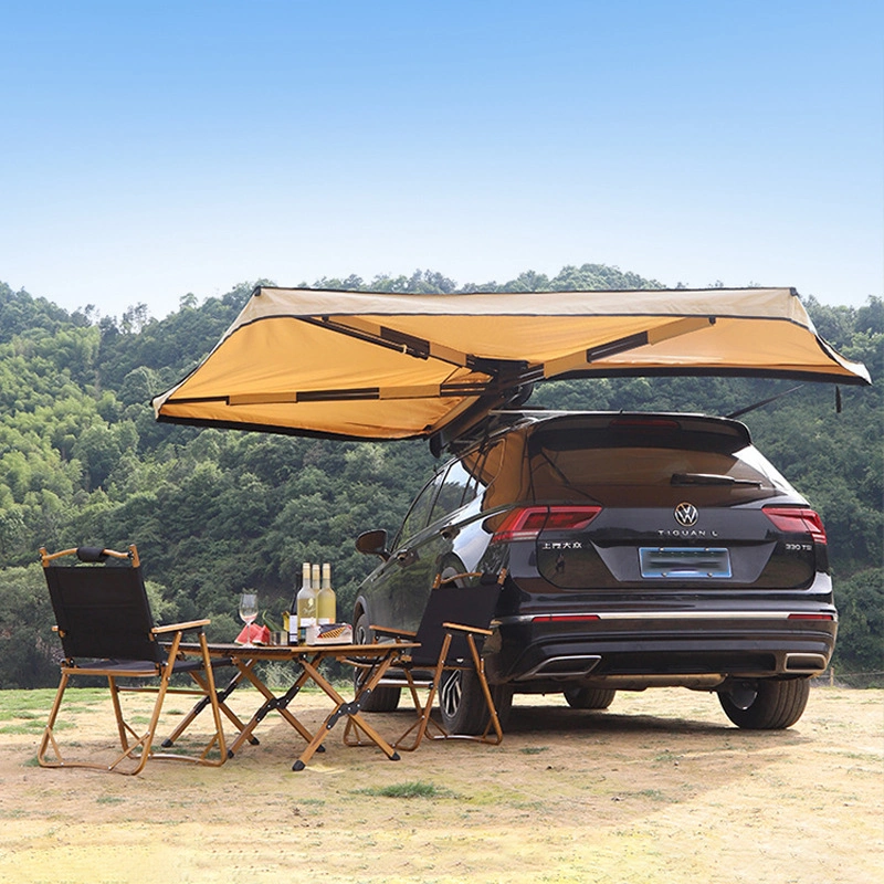 Car Side Canopy Outdoor Camping Thickened and Widened Fan-Shaped Car Tent Portable Fast Driving Side Sunshade