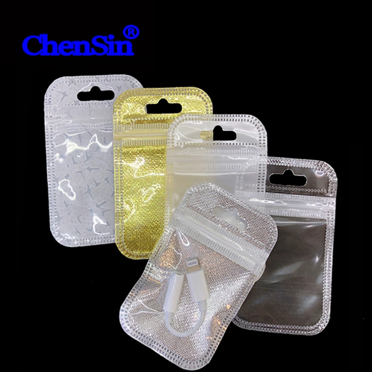 Factory 55*90mm High Transparent White Colours Mini Plastic Small Ziplock Bag