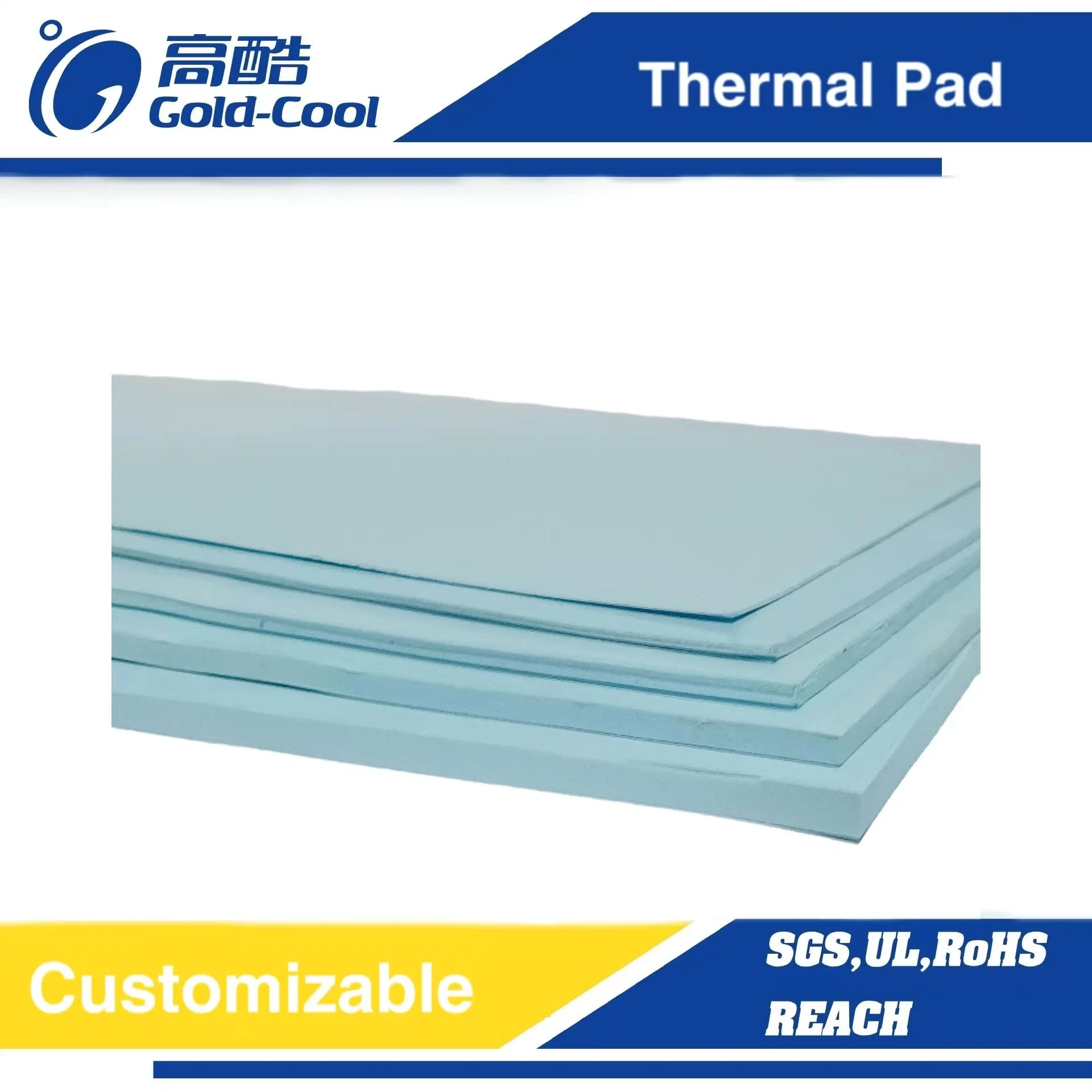 Silicone Heat Dissipation Sheet Thermal Conductive Silicone Pad Gc-Tp-200A