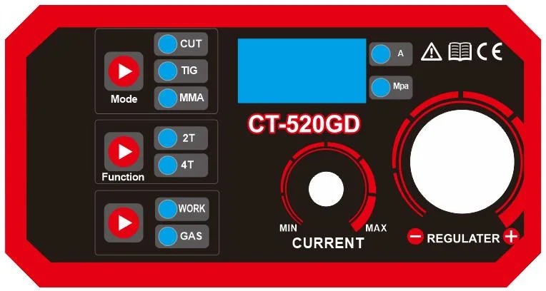 MMA/TIG/Cut Plasma Cutting Machine Dual Voltage Available