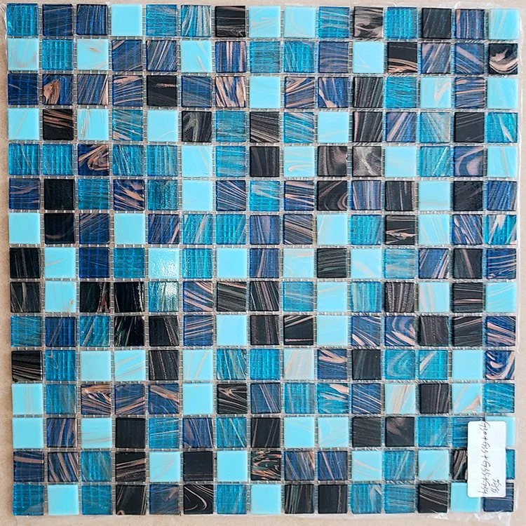 Mosaico piscina azul precio barato chino