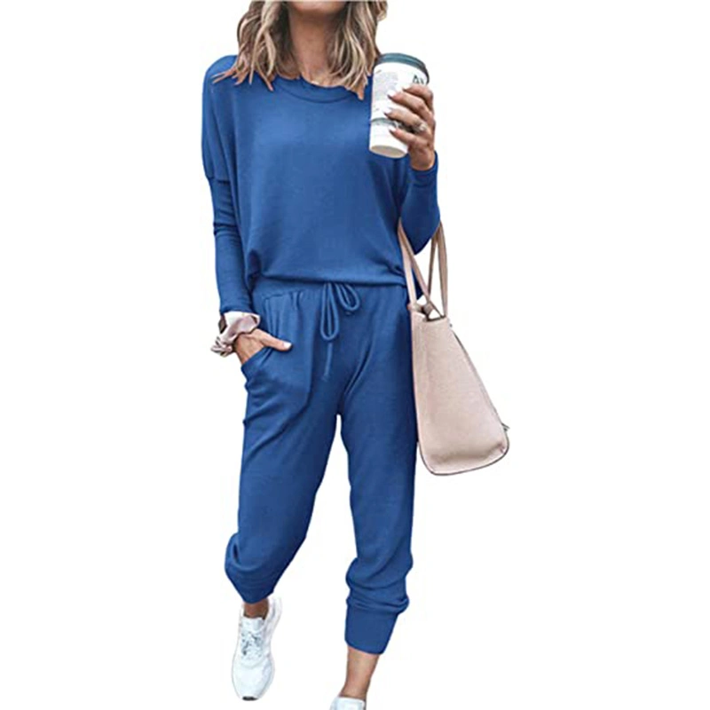 Fashion Sweatpants and Hoodie Set Casual Women's Sports Clothing for Joggers