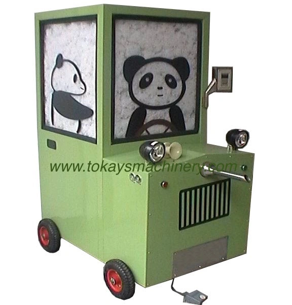 Mobile Portable DIY Amusement Plush Toy Teddy Bear Stuffing Filling Machine with CE