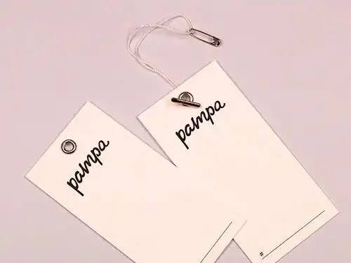 Postage 2023 New Women's and Men's Clothing Tag Card