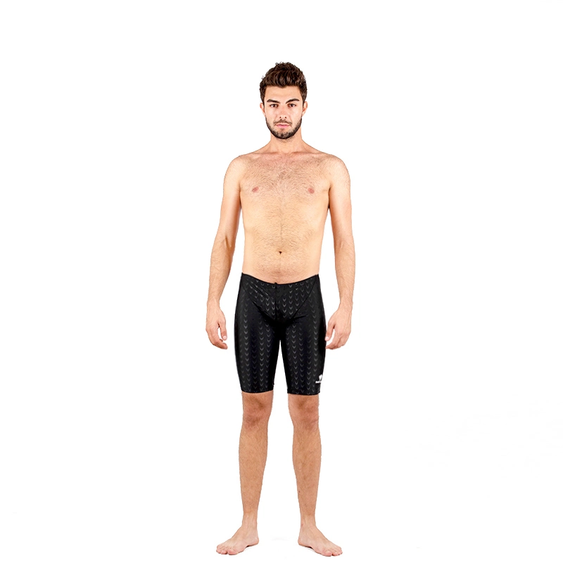 Los hombres transpirable tejido Sharkskin nadar Enlaces Plus Size traje de baño playa desgaste resistente al agua de baño masculina Sport Racing nadar Divingshorts