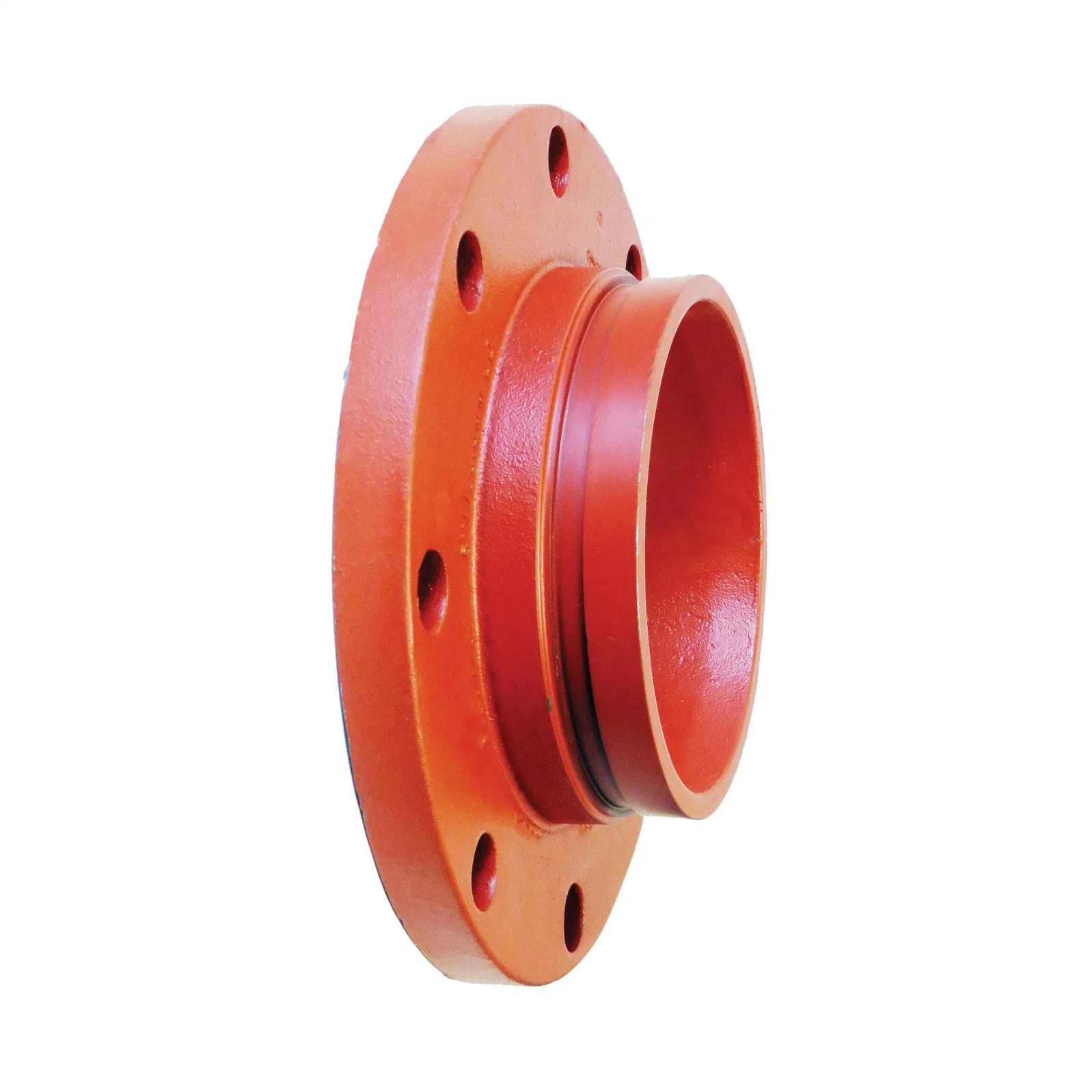 Cast Iron Grooved Pipe Fitting Connector Adapter Flanges for Fire Fighting