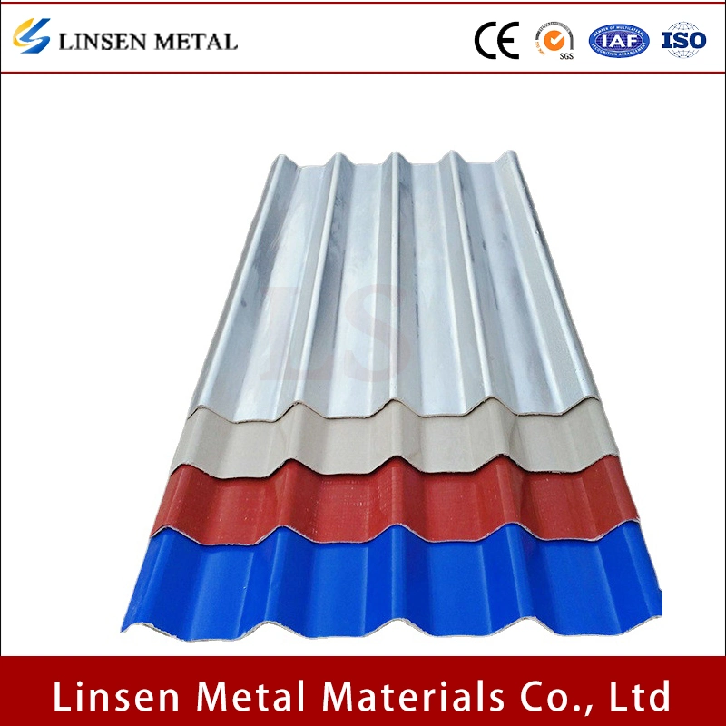 Material do telhado de zinco telha de Alumínio Revestido Prepainted folha de metal corrugado galvanizado
