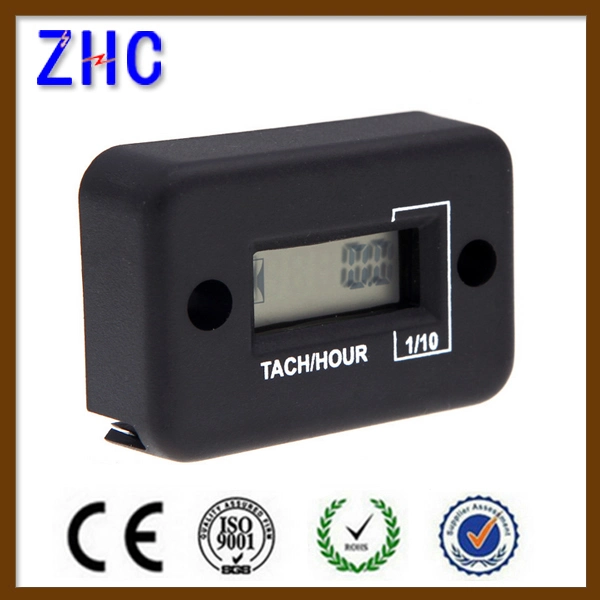 Waterproof Digital LCD Auto Motorcycle Electronic Engine Speed Timer / Counter / Hour Meter