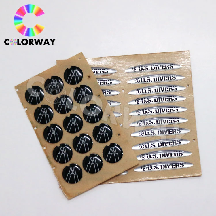 3D Epoxy Logo Dome Resin Sticker Epoxy Doming Resin Label