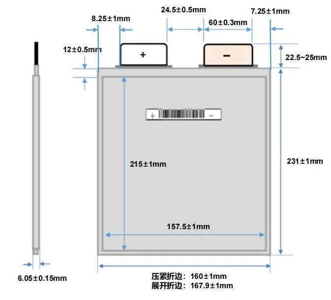 Farasis 3.7V 21ah 32ah 58ah A Grade Flat Lithium Battery Soft Pack Lithium Ion Power Battery for Electric Vehicle