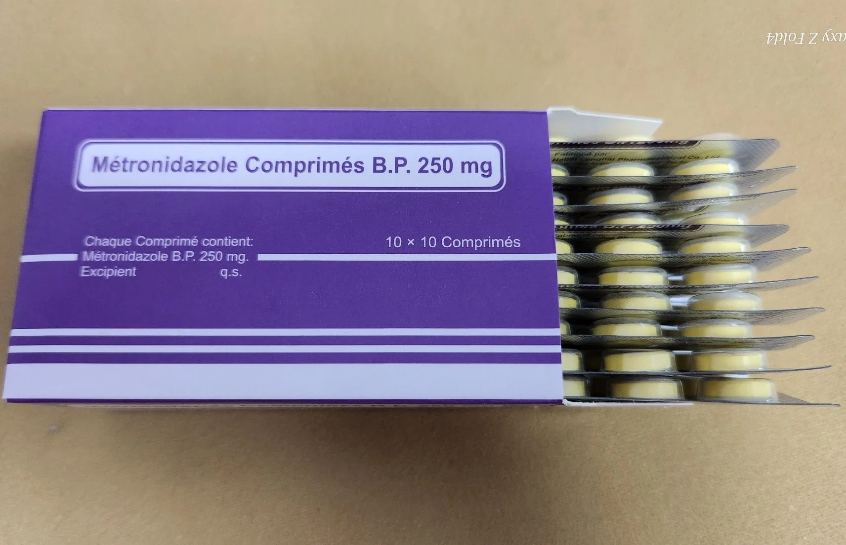 Metronidazole Tablets 250mg Medicina acabado medicamentos farmacêuticos