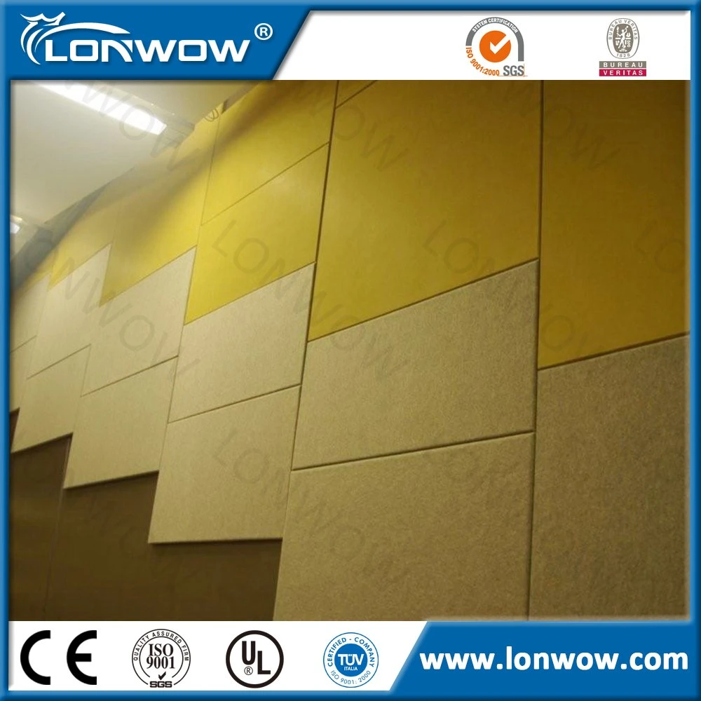 Easy Installation Fabric Covered Fiberglass Acoustic Wall Panels for Studio