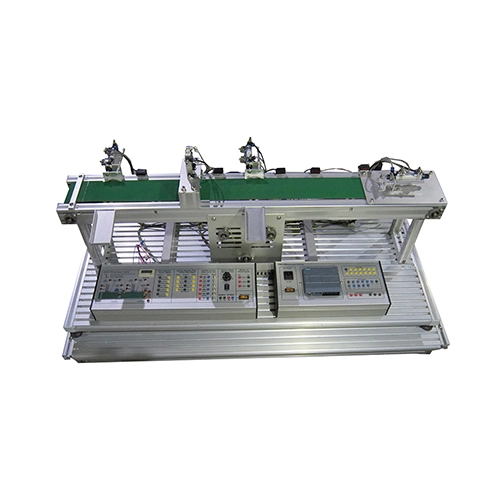 Mechatronics Trainer Sorting Training Equipment PLC Teaching Model