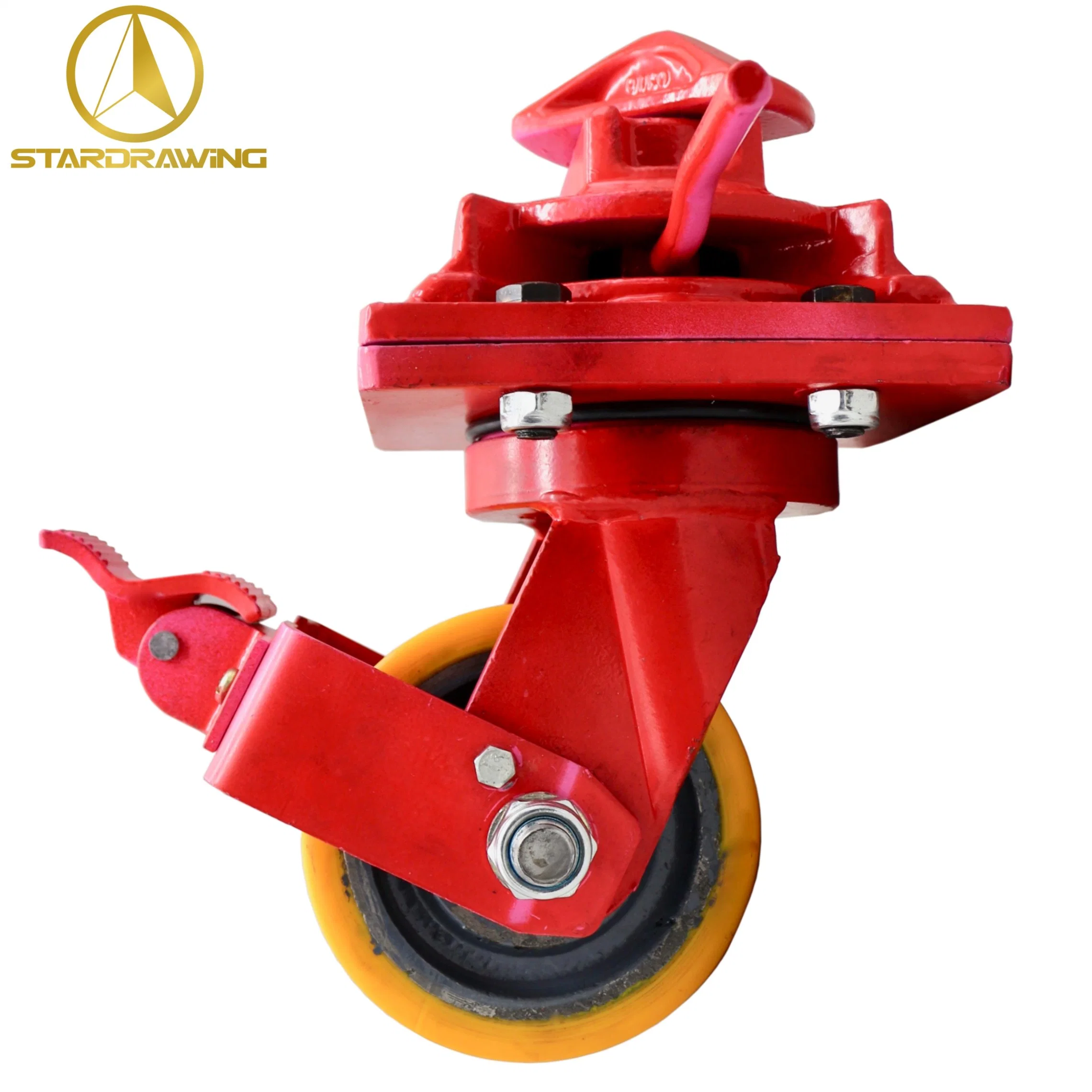 Stardrawing 6 8 10 polegadas ISO Shipping Container caster Wheels Com travão