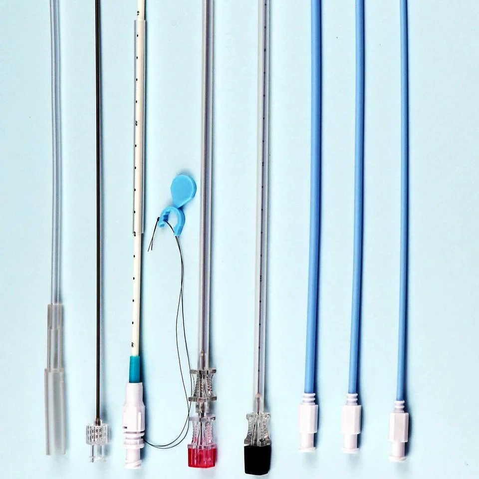 Disposable Medical Hydrophilic Nephrostomy Catheter Kit, Pigtail Drainage Catheter