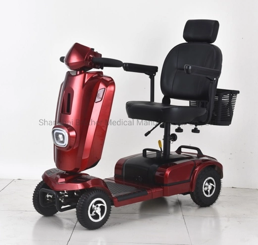 Approved High-Quality Handicapped Four Wheels Electric Mobility Scooter for Elderly and Adult