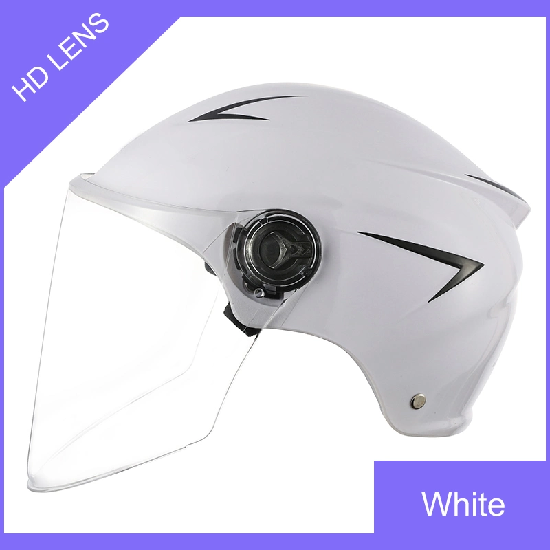 Professionelle Produktion Hochwertige Günstige Four Seasons Universal Headset Helm Outdoor Ride Long Lens Sicherheit Half Helm Motorrad Helm Anpassbar Logo