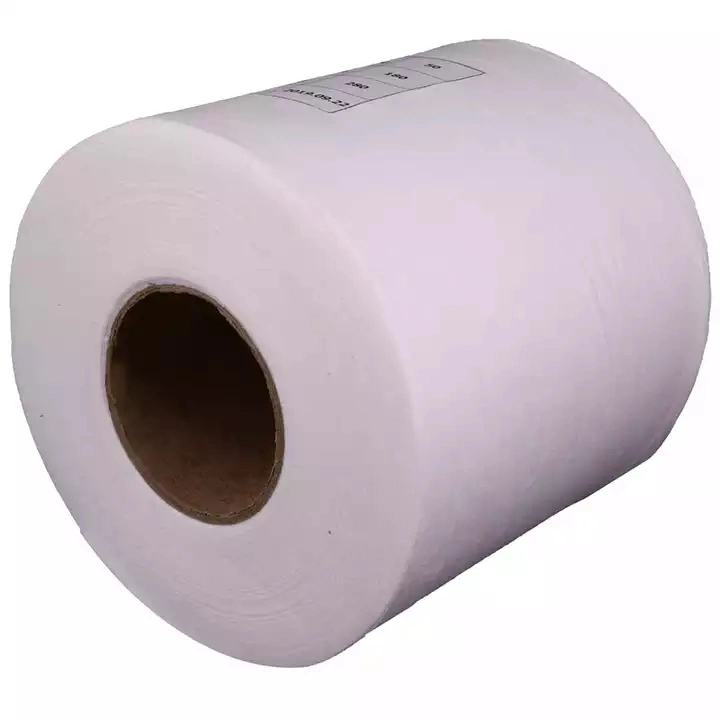 Pet Polyester Bamboo and Wood Pulp 100% Cotton PLA Viscose Rayon 40GSM Spunlace Nonwoven Fabric Roll for Wet Wipes