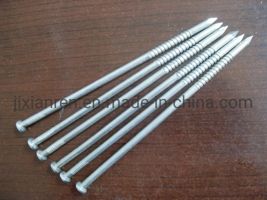 120X5.0mm Electric Galvanized Special Thread Nails