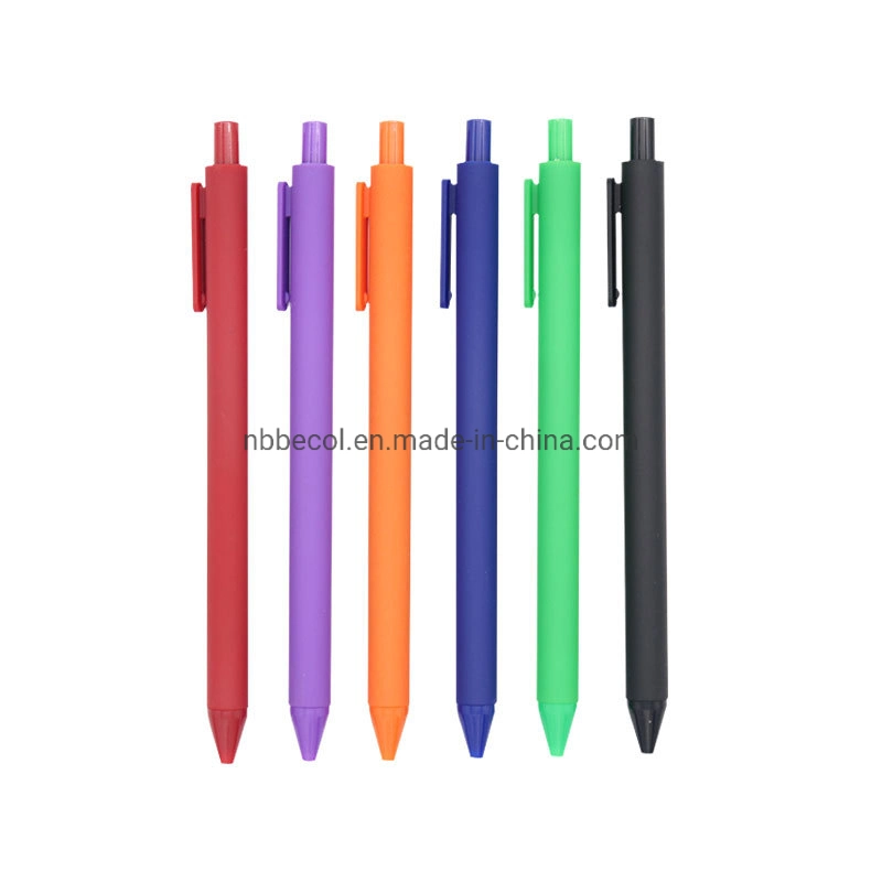 Advertising Candy Color Plastic Gel Ink Pen Customer Logo Ball Pen